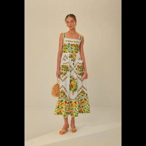 off-white papaya salad scarf lenzing™ ecovero™ euroflax™ maxi dress